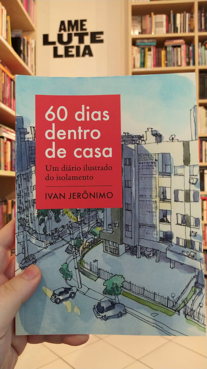 Livro “60 dias dentro de casa” chega à Humana Sebo e Livraria, em Chapecó