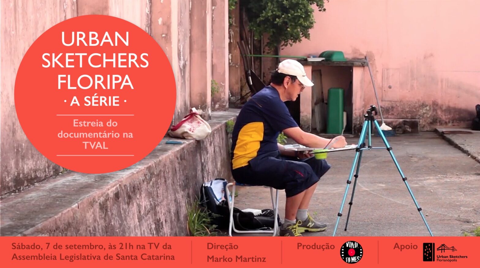 Documentário sobre Urban Sketchers Florianópolis estreia na TVAL