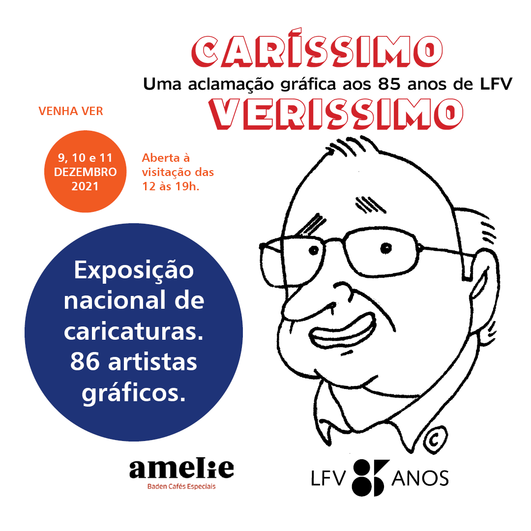 Caricaturistas comemoram aniversário de Luis Fernando Verissimo