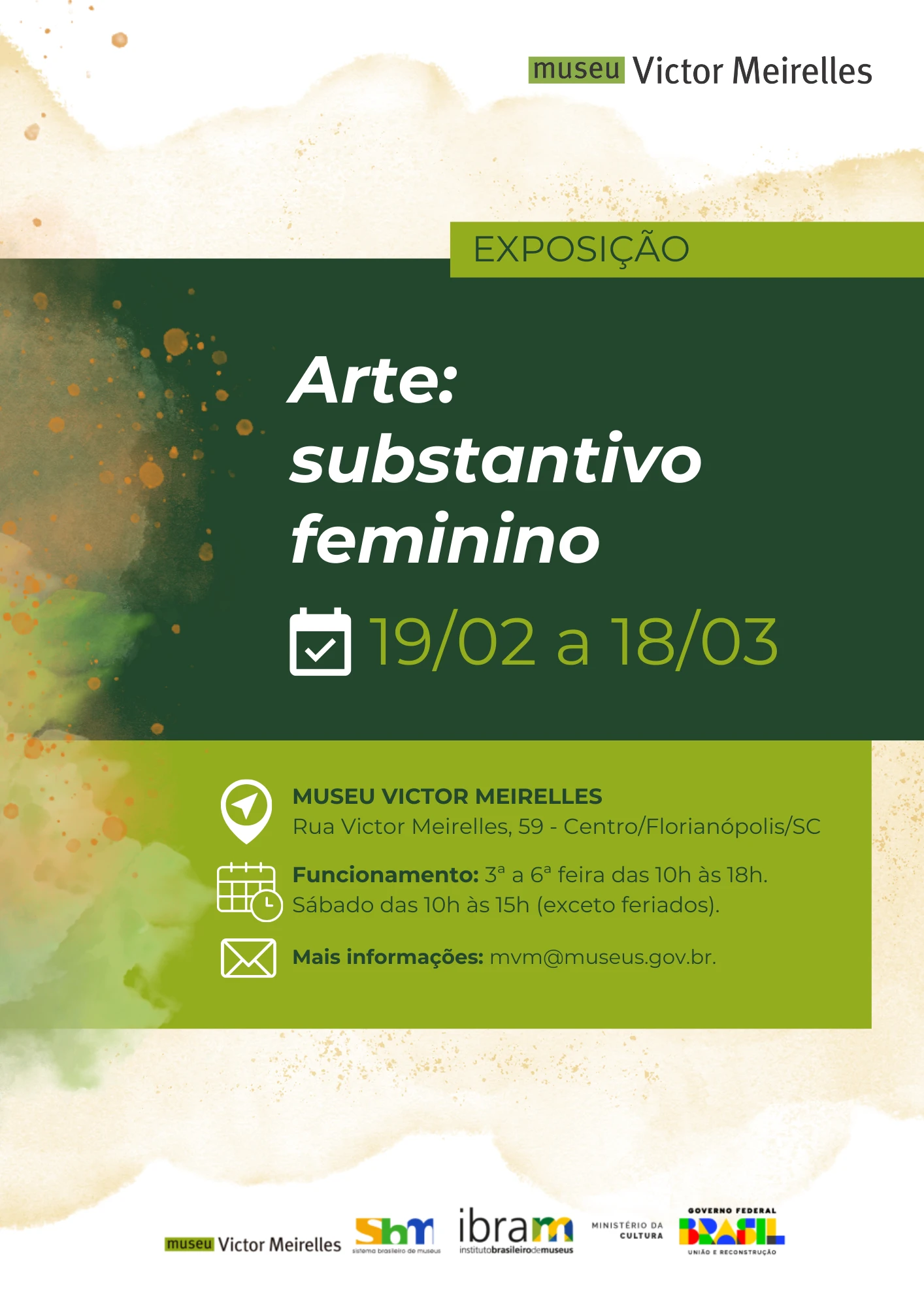 Museu Victor Meirelles expõe 48 artistas mulheres